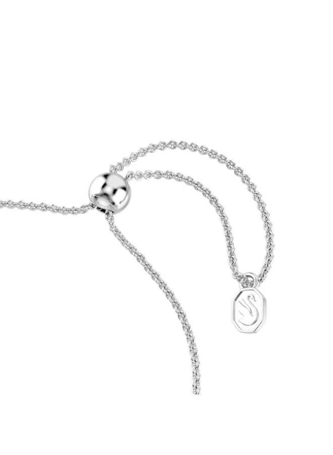 SWAROVSKI  Idyllia White Crystal Arrow Rhodium Plated Bracelet for Women | Best Price UAE